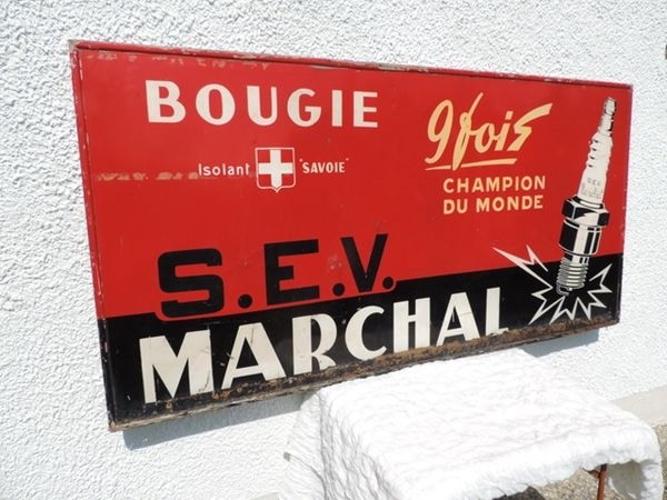 Tôle publicitaire Marchal