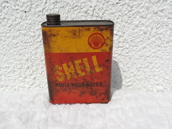 Bidon d’huile Shell