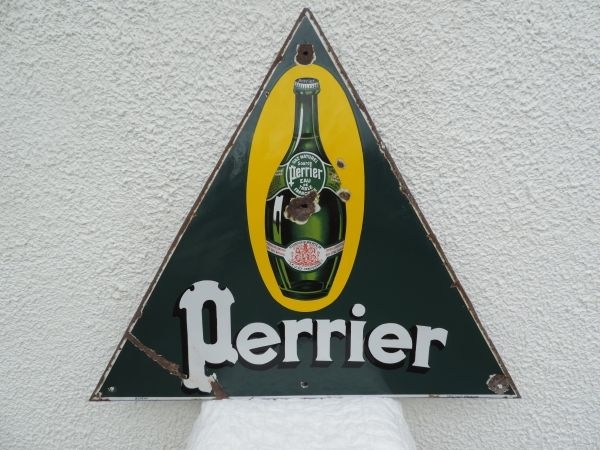 Plaque émaillée Perrier