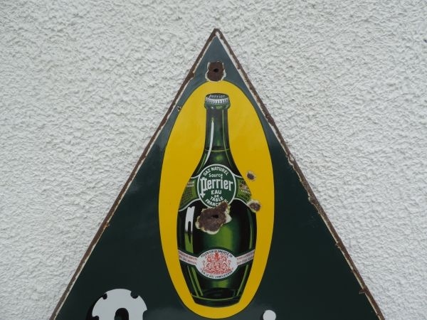 Plaque émaillée Perrier