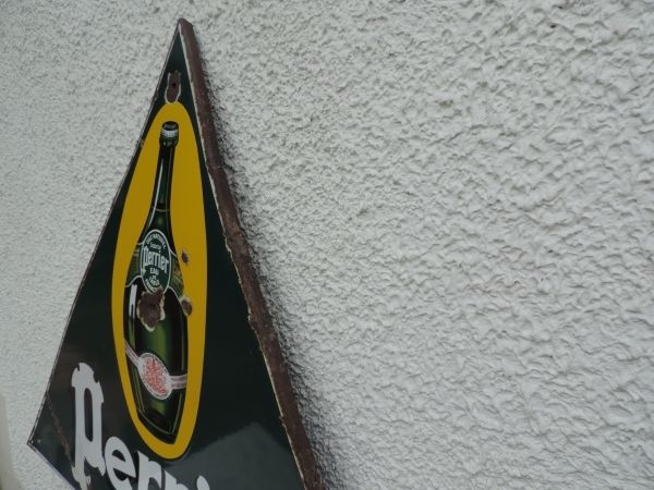 Plaque émaillée Perrier