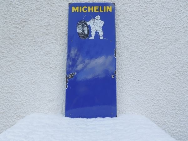 Plaque émaillée Michelin
