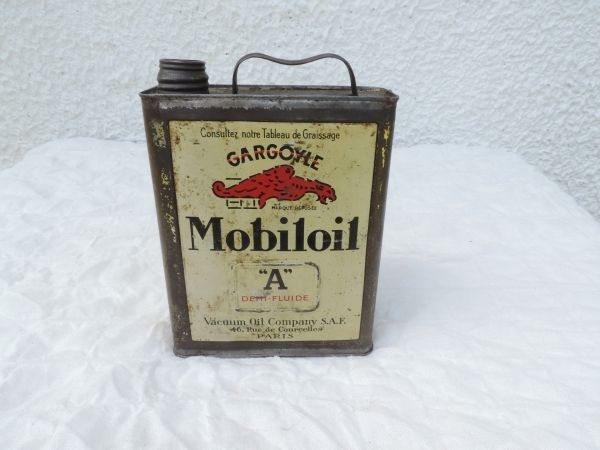 Bidon huile Mobiloil