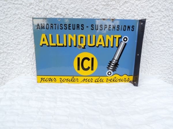 Plaque émaillée ALLINQUANT