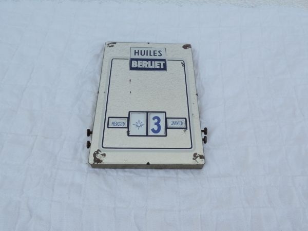 Calendrier Huiles Berliet