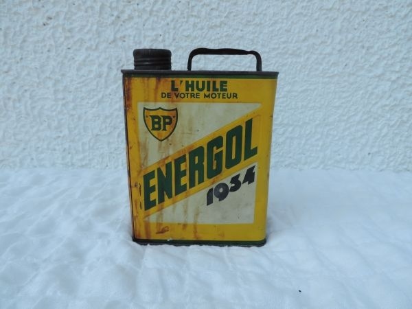 Bidon huile BP Energol 1934