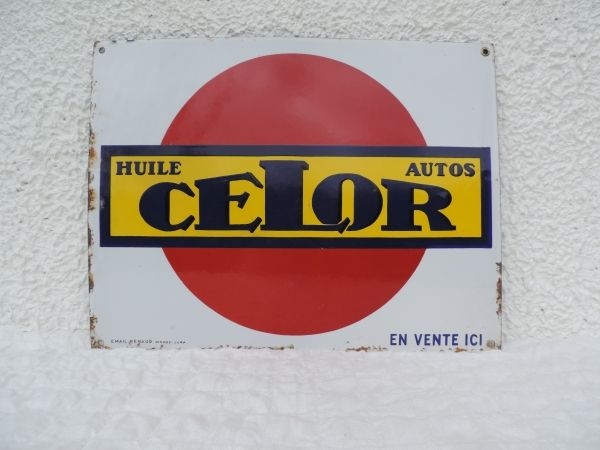 Plaque émaillée Celor
