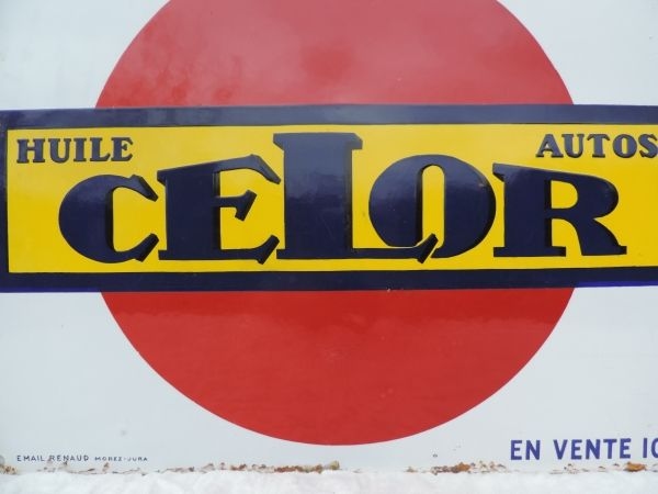 Plaque émaillée Celor