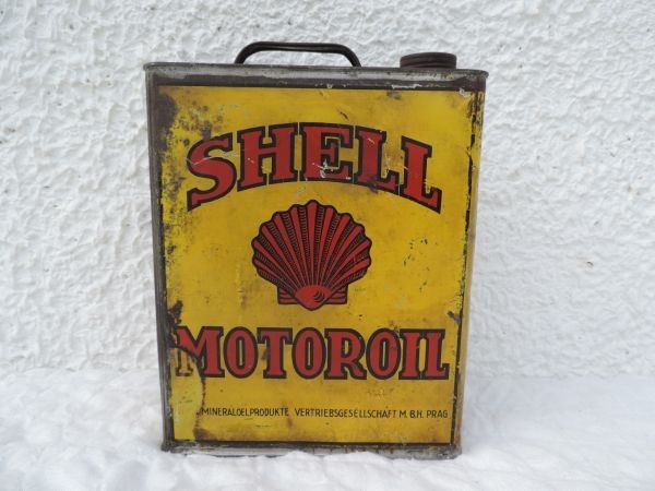 Bidon d'huile Shell