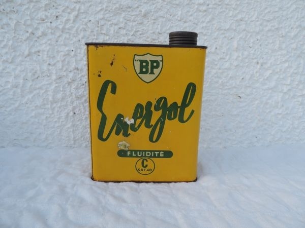 Bidon d'huile BP Energol