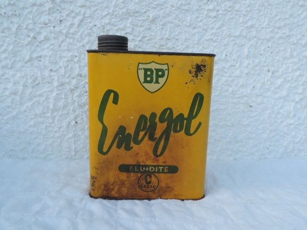 Bidon d'huile BP Energol
