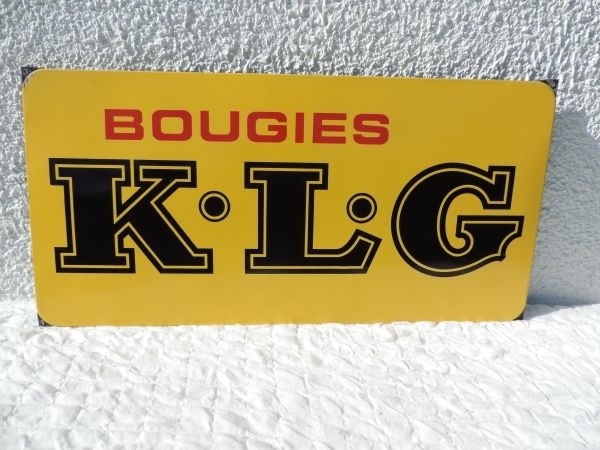 Plaque émaillée K.L.G