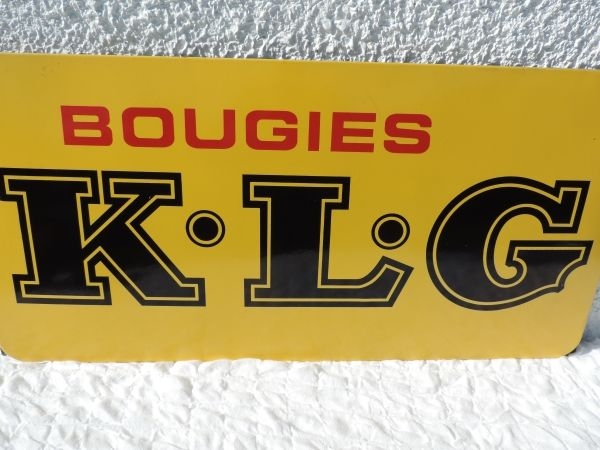 Plaque émaillée K.L.G