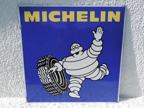 Plaque émaillée Michelin