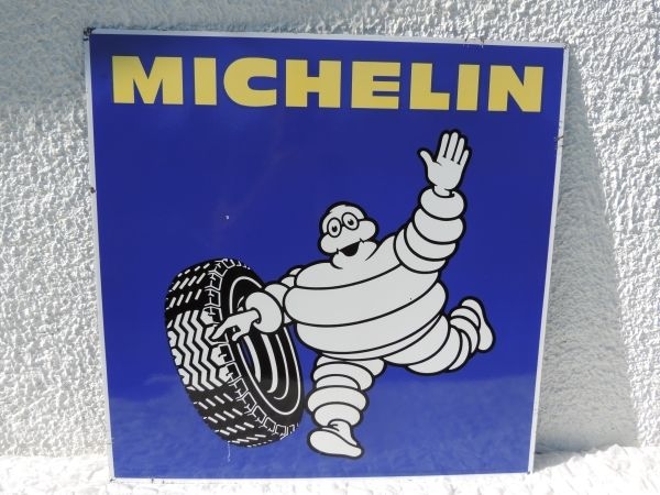 Plaque émaillée Michelin