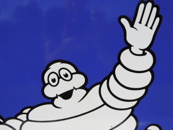 Plaque émaillée Michelin
