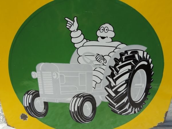 Plaque émaillée Michelin