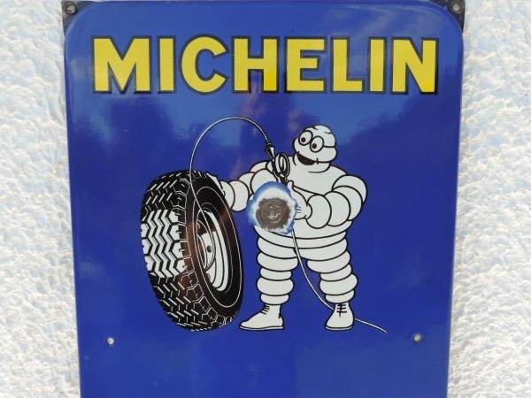 Plaque émaillée Michelin
