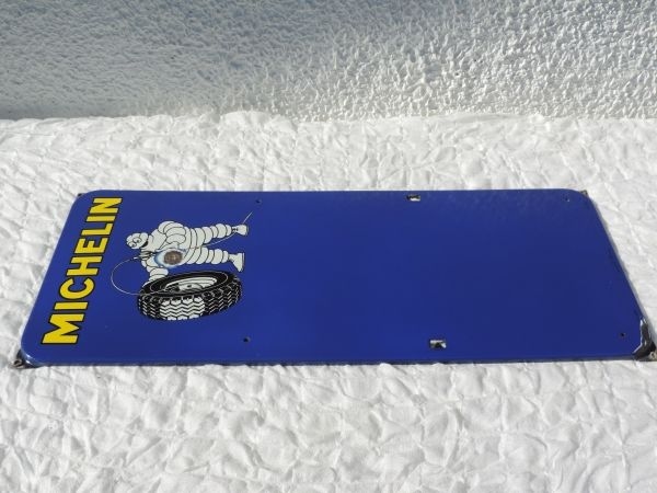Plaque émaillée Michelin