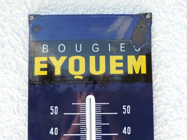 Thermomètre émaillé Eyquem