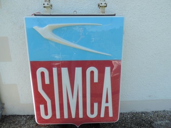 Enseigne lumineuse SIMCA
