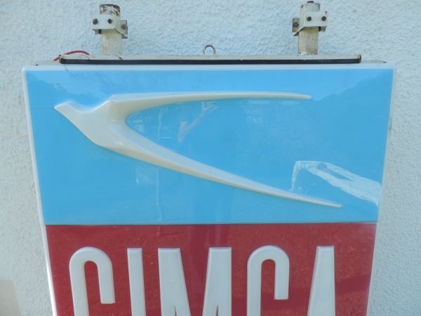 Enseigne lumineuse SIMCA