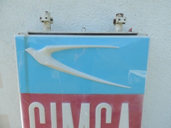 Enseigne lumineuse SIMCA