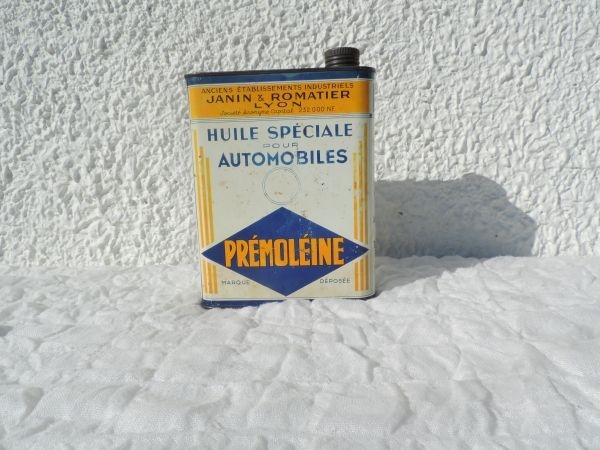 Bidon d'huile Prémoléine