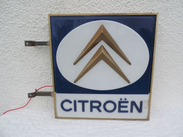 Enseigne lumineuse Citroën