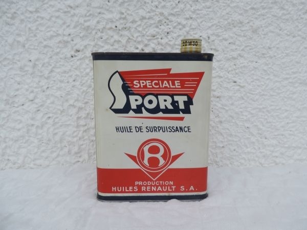 Bidon d'huile "Huile Renault"