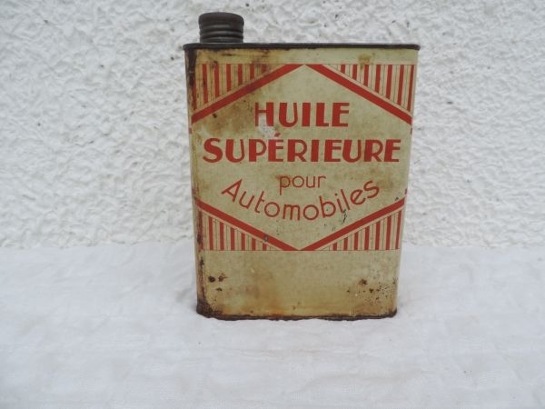 Bidon d'huile "Huile Supérieure"