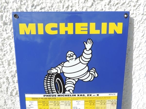 Plaque émaillée Michelin