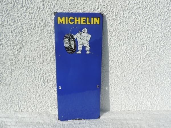Plaque émaillée Michelin