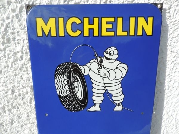 Plaque émaillée Michelin