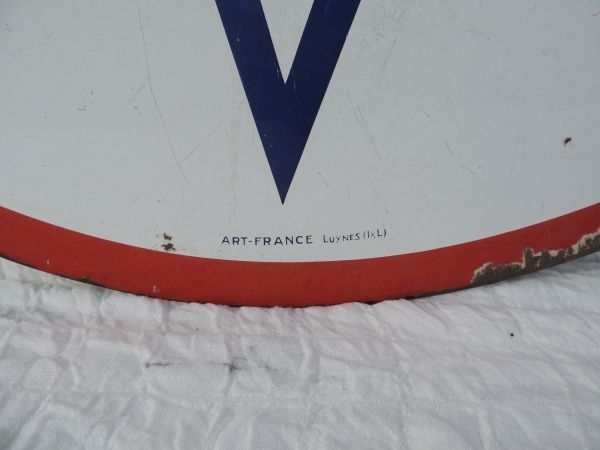 Plaque émaillée Azur