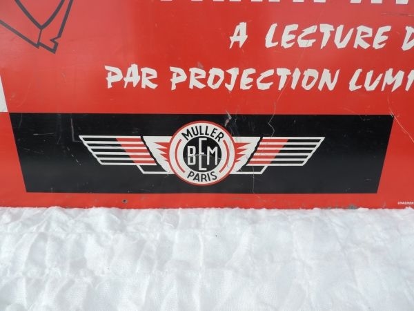 Tôle publicitaire Muller
