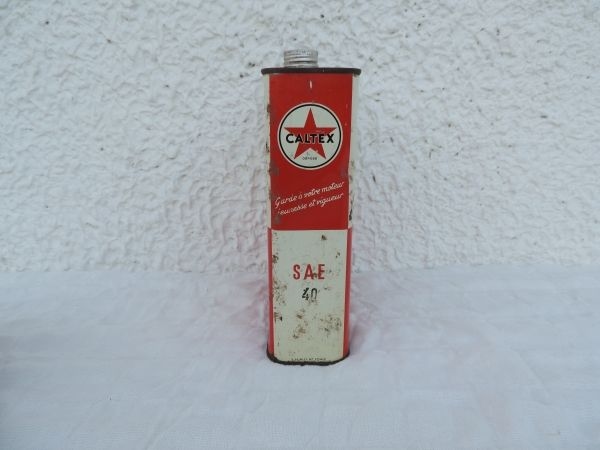 Bidon d'huile Caltex