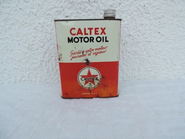 Bidon d'huile Caltex