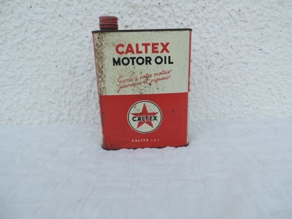 Bidon d'huile Caltex