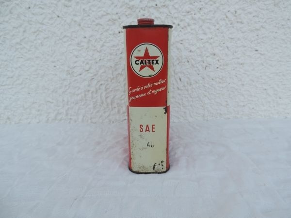 Bidon d'huile Caltex