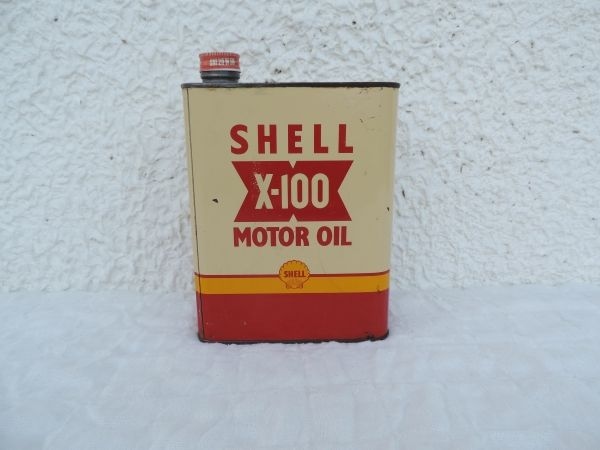 Bidon d'huile Shell