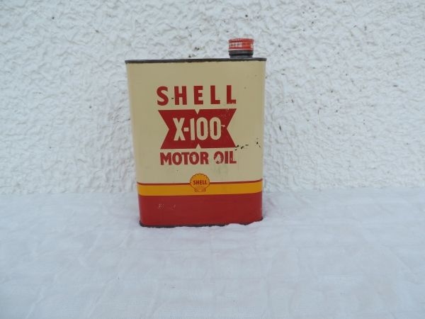 Bidon d'huile Shell
