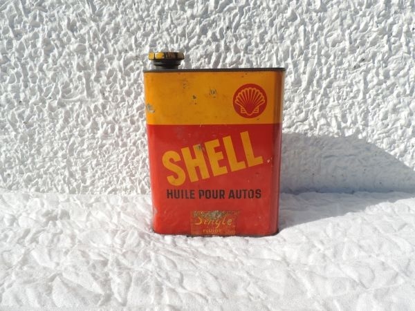 Bidon d'huile Shell