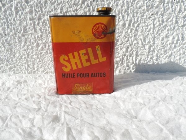 Bidon d'huile Shell
