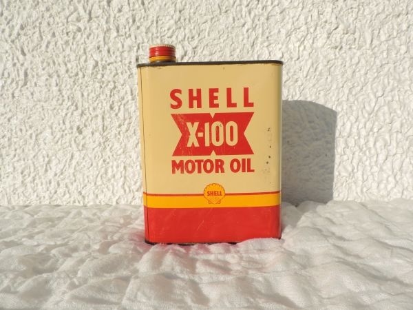 Bidon d'huile Shell