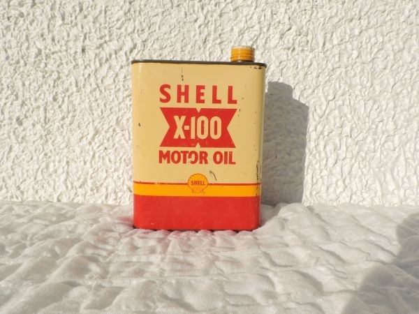 Bidon d'huile Shell