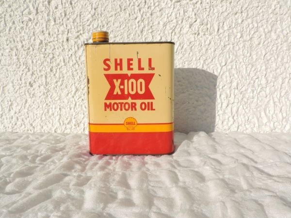 Bidon d'huile Shell