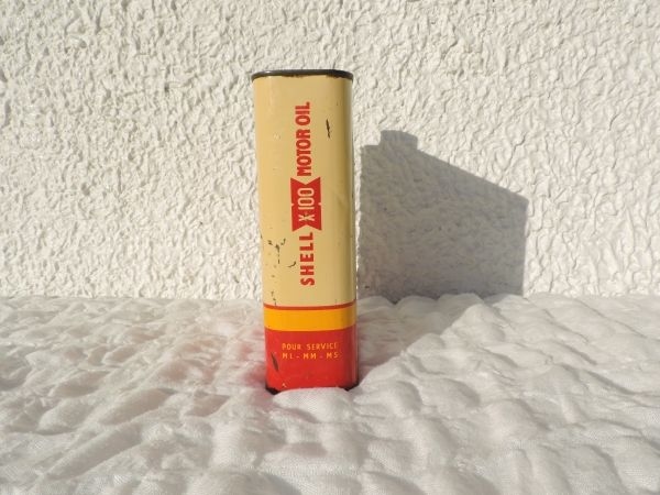 Bidon d'huile Shell