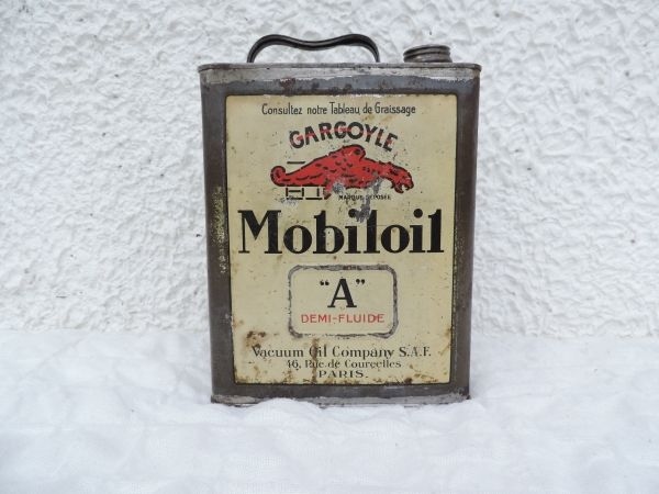 Bidon d'huile Mobiloil