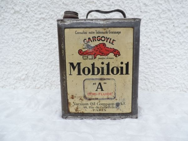 Bidon d'huile Mobiloil